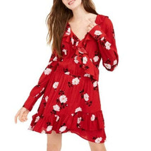 American Rag Juniors Floral Faux Wrap Dress, Size Small - £23.28 GBP