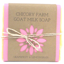 Goat Milk Soap Grapefruit &amp; Lemongrass Chicory Farm Natural Handmade Old... - $8.90