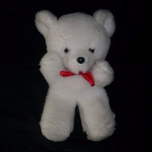 13" Vintage Dollcraft Industries White Baby Teddy Bear Stuffed Animal Plush Toy - $36.10