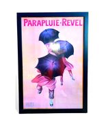 Parapluie REVEL Paris LARGE Framed Picture/Art Print 39x27" Leonetto Cap... - $296.99