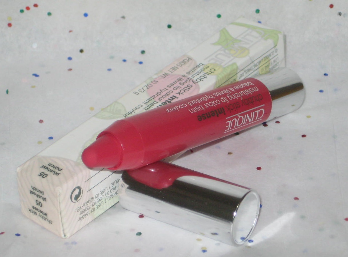 Primary image for Clinique Chubby Stick Intense Moisturizing Lip Colour Balm Plushest Punch - NIB