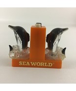 Sea World Theme Park Souvenir Dolphin Salt Pepper Dispenser Collectible ... - $24.30 CAD