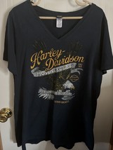 Harley Davidson T Shirt Womens 2X Freedom Machines High Stakes Florence Ky - $17.75