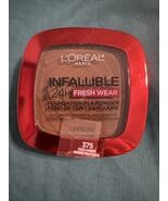 L’Oréal Infallible 24H Fresh Wear #375 Deep Amber Foundation In A Powder - $12.62