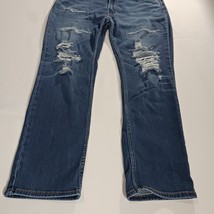 Levi’s 511 Men’s Blue Cotton Long Denim Distressed Jeans Sz W38 L30 Fits (36×29) image 12