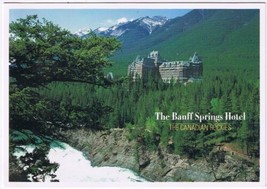 Postcard The Banff Springs Hotel In The Canadian Rockies Alberta - £1.70 GBP
