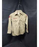 1960s Boy Scouts Shirt Youth Boys Small Uniform BSA Official Colebrook N... - $24.47