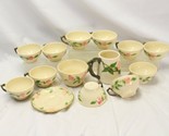 Franciscan Desert Rose Cups Mug Saucer  Lot of 14 - $64.67
