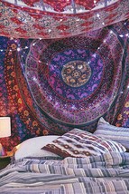 Mandala Wall Tapestry Indian Wall Hanging Decor Bedspread Throw Bohemian... - $15.34+
