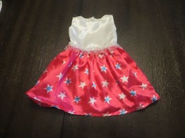 18” Doll American Girls Our Generations Pink &amp; White Dress NWOT! - £10.19 GBP