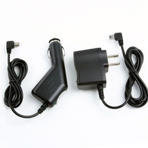Car Charger +Ac Dc Wall Power Supply Adapter For Garmin Nuvi 2595 Lm/T 2... - £17.52 GBP