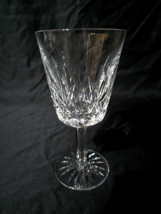 WATERFORD CRYSTAL 6.875&quot; Water Goblet LISMORE Vertical Cut - Single Repl... - $23.98