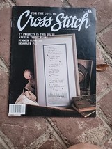 For the Love of Cross Stitch pattern magazine Vtg 1989 - $99.95 MXN