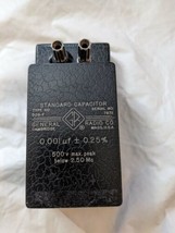 General Radio Standard Capacitor Type 509-F 0.001 uF .25% 500v Untested - €91,44 EUR
