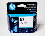 Genuine HP 63 Tri Color Ink Cartridge F6U61AN Original 2024 - $18.95