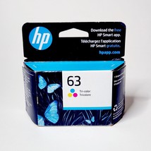 Genuine HP 63 Tri Color Ink Cartridge F6U61AN Original 2024 - £14.84 GBP