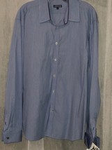 Jeremy Men&#39;s Shirt Argyle Blue Pin Striped Dress Shirt Size X-Large - £23.46 GBP