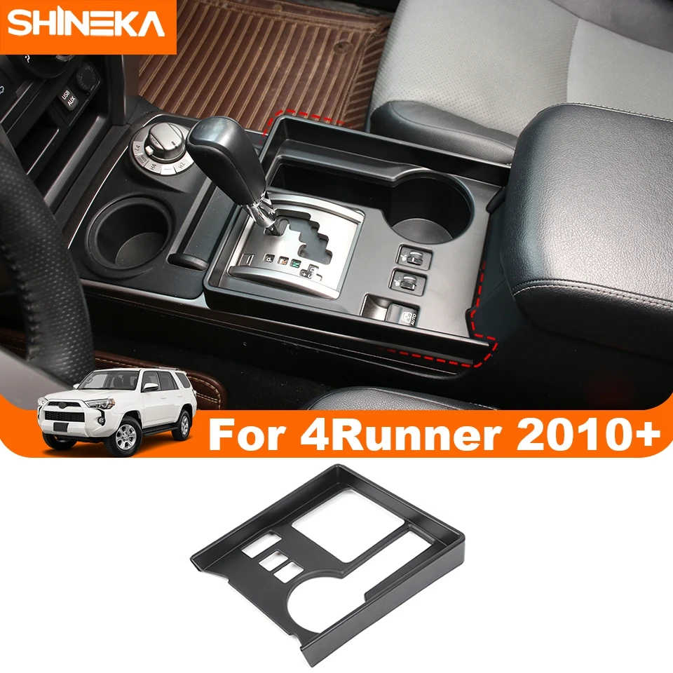 SHINEKA Stowing Tidying Car Gear Shift Storage Box Organizer Tray For 4Runner - £49.00 GBP