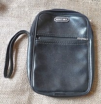 Vintage Montana Men Accessories Black Bag Men&#39;s Handy Handbag Purse - £11.86 GBP