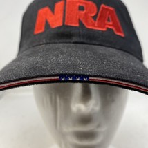 NRA National Rifle Association Hat Men&#39;s Strap Back  Black Flag Colors I... - £6.38 GBP