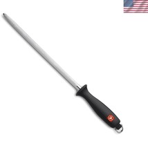 Alloy Steel 10-Inch Sharpening Steel with Non-Slip Handle for Safe Sharp... - $74.99