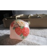 Vintage Hallmark Rose Flower 1987 Christmas Tree Blown Glass Ornament 3.5&#39;&#39; - €25,79 EUR