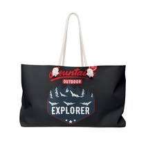 Oversized Weekend Getaway Bag for Travelers - Durable Canvas Extra Large Beach T - £37.28 GBP