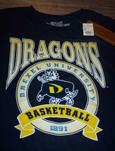 Vintage Style Drexel University Dragons Basketball 1891 T-SHIRT Xl New w/ Tag - £15.48 GBP