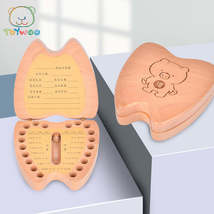 Wooden Baby Souvenir Cartoon Chinese Zodiac Signs Primary Color Nipple Storage C - £31.29 GBP