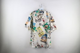 Vintage 90s Ralph Lauren Mens XL 1992 Stadium Series Looped Collar Button Shirt - $791.95