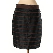 Banana Republic Pencil Color Blocked Silk detail Skirt size 2 pencil Knee lenght - £18.68 GBP