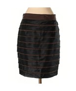 Banana Republic Pencil Color Blocked Silk detail Skirt size 2 pencil Kne... - $444.38 MXN