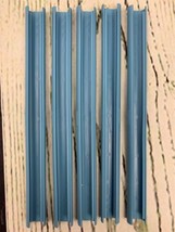 Reusable Drinking Straws Snap 100 Recycle Set of 5 Blue - £10.08 GBP