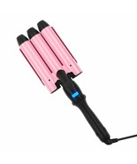 32mm (1.25) Triple Ceramic Curling Iron,3 Barrel Wand with Adjustable (P... - £22.06 GBP