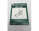 Wargames Rules For Fifteenth To Seventeenth Centuries 1420-1700 George G... - $40.09
