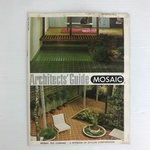 Mosaic Tile Company Architects&#39; Guide Catalog Deck Book Sheet Design 1969 - £31.31 GBP