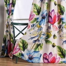 The Curtain Is Part Of The Floral Print Curtain 1 Piece Set From Taisier Home - £27.73 GBP