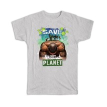 Ecolife Human Body Nature : Gift T-Shirt Palm Trees Climate Friendly Go Green Or - £14.08 GBP