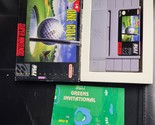 Hal&#39;s Hole in One Golf (SNES) Box, Cartridge , Sleeve,instruction and du... - $29.69