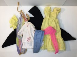 Barbie &amp; Fashion Doll vintage Clothes Lot  for REPAIR  ALL TLC Damaged - $24.00