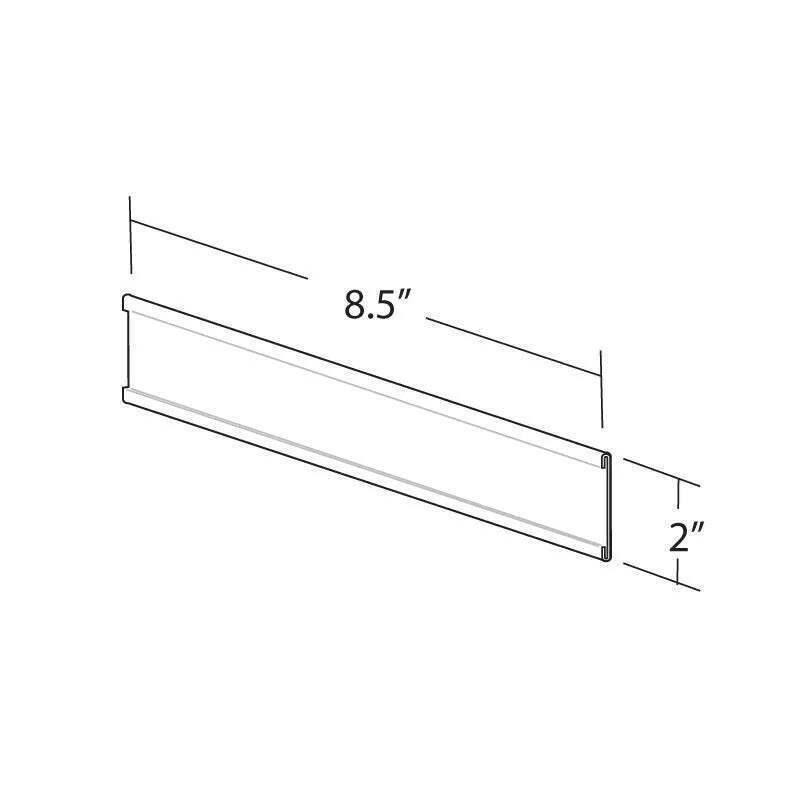 Azar Displays 8.5 W x 2 H Adhesive-back Acrylic Wall Nameplate, 10-Pack - $24.75