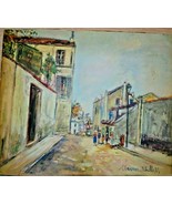 Vintage Art Print  &quot;Cercle Catolique Du Sacre Coeur &quot; by Maurice Utrillo... - $750.77 MXN