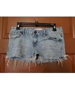 Aeropostale Kailey Skinny Flare Cut Off Jean Shorts Size 7/8 Reg - £7.40 GBP