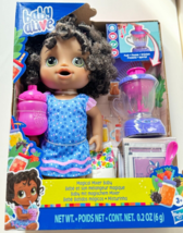 Baby Alive Magical Mixer 14&quot; Girl Baby Doll Berry Shake With Blender with Extras - £19.58 GBP