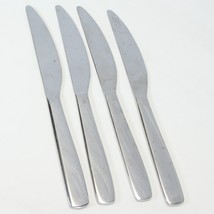 IKEA 22422 Dinner Knives Glossy Square Handle 8 5/8&quot; Stainless Lot of 4 - $14.69