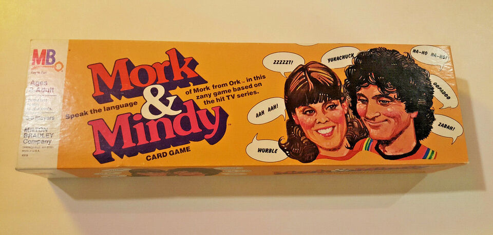 Vintage MORK &amp; MINDY CARD GAME 1978 Milton Bradley Complete Robin Williams - $57.23