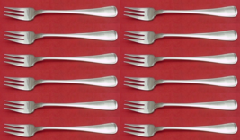 Old French by Gorham Sterling Silver Cocktail Fork Set 12 pieces 5 1/4&quot; - £464.48 GBP