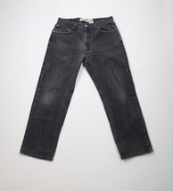 Vintage Y2K 2005 Levis 550 Mens 32x30 Faded Relaxed Fit Denim Jeans Black Cotton - $59.35