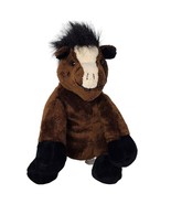 Harry And David Animal Adventure Brown Sitting Horse Stuffed Animal 2006 7&quot; - $21.69 CAD