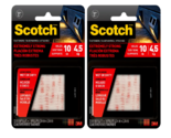 Scotch Extreme Fasteners, Clear, Plastic,1 in x 1 in, 12 Sets Holds 10lb... - £8.95 GBP
